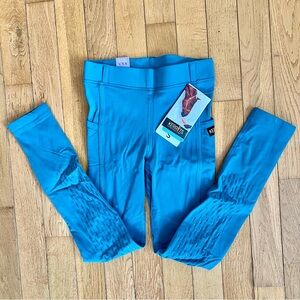 Kerrits Icefil Kids Turquoise Equestrian Riding Leggings